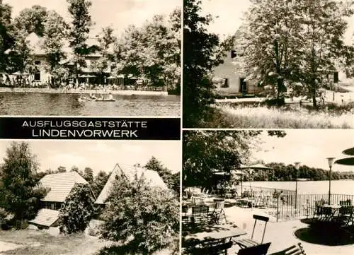 AK / Ansichtskarte 73962505 Kohren-Sahlis Ausflugsgaststaette Lindenvorwerk Terrasse Park