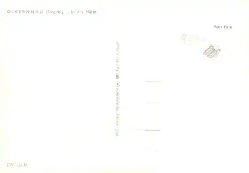 AK / Ansichtskarte  Olbernhau_Erzgebirge In der Huette