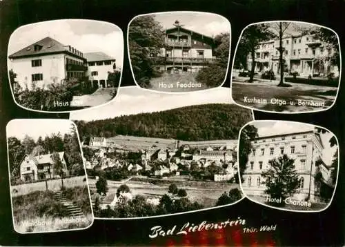 AK / Ansichtskarte  Bad_Liebenstein Haus Else Haus Feodora Kurheim Olga und Bernhard Waldhaus Reichshoehe Hotel Charlotte