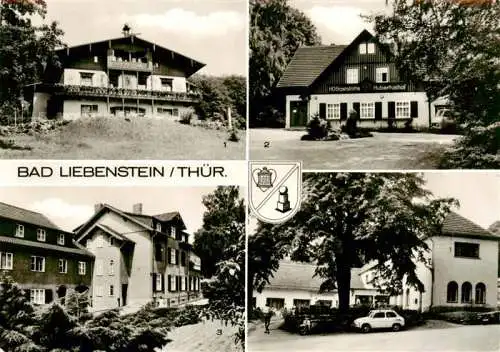 AK / Ansichtskarte  Bad_Liebenstein Kurheim Feodora HOG Hubertushof Kurheim Holsatia HOG Schloss Altenstein