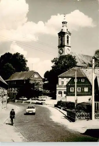 AK / Ansichtskarte  Sohland_Spree Ortspartie mit Kirche