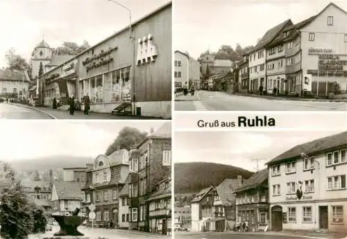 AK / Ansichtskarte  Ruhla Kaufhalle Hauptstrasse Friedensplatz Gasthaus Zur Traube