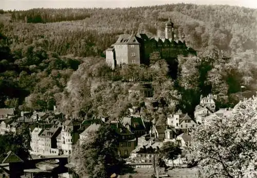 AK / Ansichtskarte 73962572 Greiz_Thueringen Panorama mit Schloss
