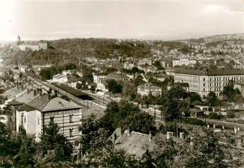 AK / Ansichtskarte  Greiz_Thueringen Panorama mit Schloss