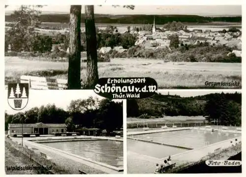 AK / Ansichtskarte  Schoenau_Wutha_Thueringen Panorama Waldschwimmbad