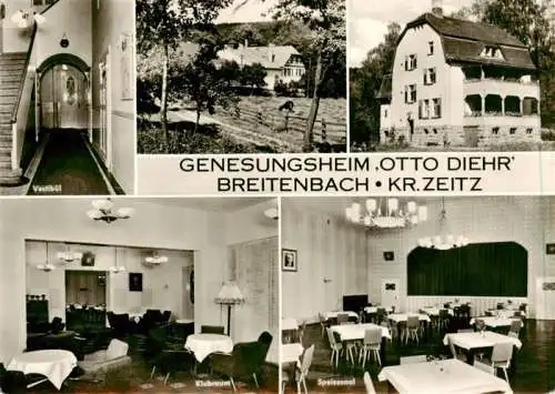 AK / Ansichtskarte 73962623 Breitenbach_Zeitz Genesungsheim Otto Diehr Vestibuel Klubheim Speisesaal