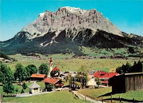 AK / Ansichtskarte  Wetterstein mit Zugspitze