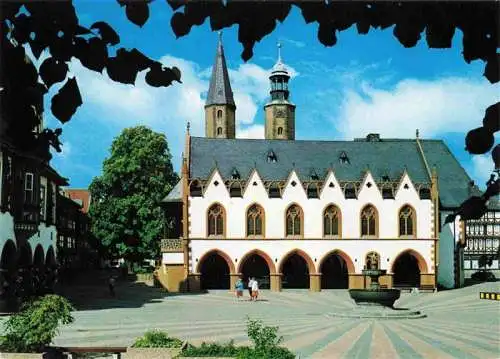 AK / Ansichtskarte 73962673 GOSLAR Marktplatz Rathaus und Marktkirche