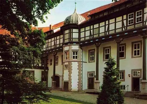 AK / Ansichtskarte  Herzberg_Harz Welfenschloss Innenhof