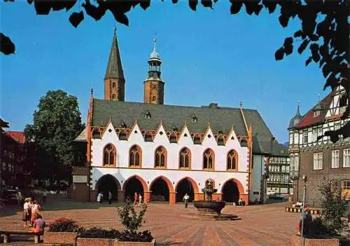 AK / Ansichtskarte  GOSLAR Rathaus und Marktkirche