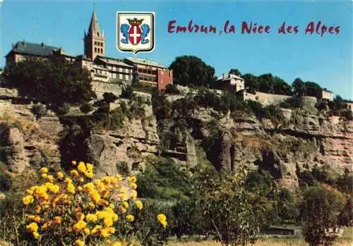 AK / Ansichtskarte  Embrun_05 La cathédrale et le roc