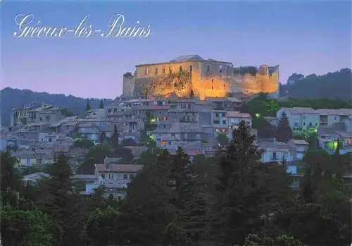 AK / Ansichtskarte  Greoux-les-Bains_04_Alpes-de-Haute-Provence Blick zum Schloss