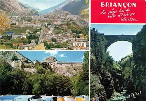 AK / Ansichtskarte  Briancon_05 Pont d'Asfeld Gorges de la Durance Citadelle de Vauban Camping vue générale