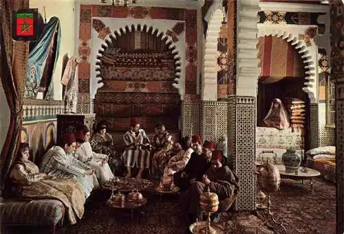 AK / Ansichtskarte 73962743 Marrakech_Marrakesch_Maroc Ceremonia Nupetal Maroc Typique