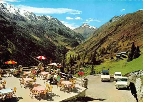 AK / Ansichtskarte  Soelden__oetztal_AT Blick von der Gaislachalm Gasthof Sonnenplatte Venter Tal mit Talleitspitze oetztaler Alpen