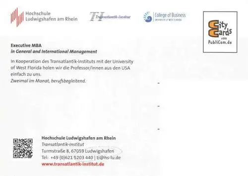 AK / Ansichtskarte  Ludwigshafen__Rhein Hochschule Transatlantik-Institut MBA