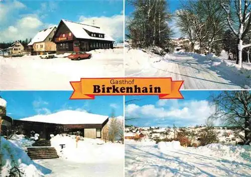 AK / Ansichtskarte 73962800 Agenbach_Neuweiler Gasthof Birkenhain Winterpanorama Schwarzwald