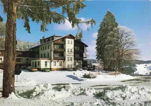 AK / Ansichtskarte 73962802 Wieden__Schwarzwald_BW Wissler Berghotels Berghotel Wiedener Eck Winterpanorama