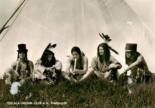 AK / Ansichtskarte 73962848 FREIBURG_Breisgau_BW Oglala Indian Club eV