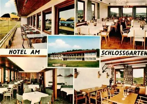 AK / Ansichtskarte 73962854 Gladenbach Hotel am Schlossgarten Gastraeume
