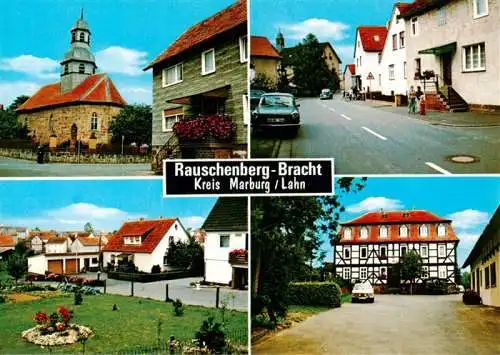 AK / Ansichtskarte 73962861 Bracht_Marburg_Lahn Kirche Strassenpartie Ortsansichten