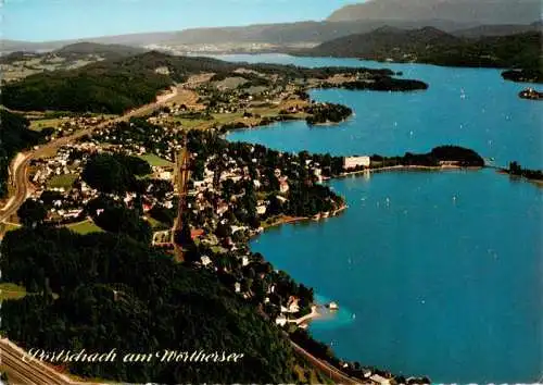 AK / Ansichtskarte 73962902 Poertschach_Woerthersee Fliegeraufnahme