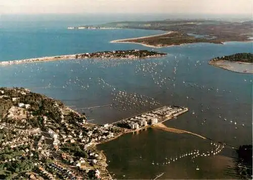 AK / Ansichtskarte  Dorset__UK The Harbour and Lilliput Poole Aerial view