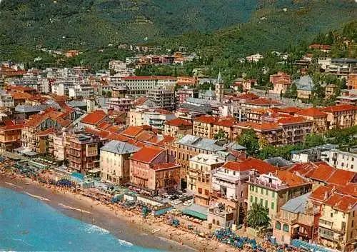 AK / Ansichtskarte  Alassio_Liguria_IT Scorcio panoramico visto dall'aereo