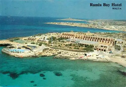 AK / Ansichtskarte 73962941 Malta__Insel Ramla Bay Hotel Fliegeraufnahme