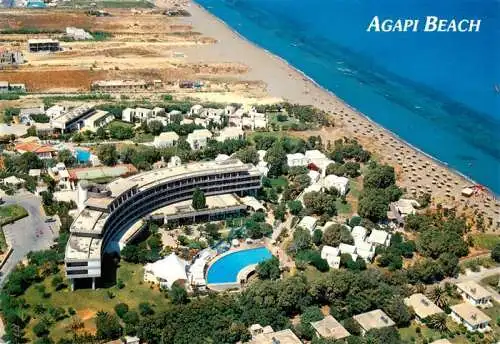 AK / Ansichtskarte 73962944 Amoudara_Crete_Greece Agapi Beach Fliegeraufnahme