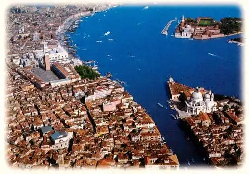 AK / Ansichtskarte  VENEZIA_Venedig_IT Veduta aerea del Bacino di San Marco