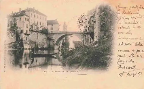 AK / Ansichtskarte  Le_Pont-de-Beauvoisin Haeuserpartie am Fluss