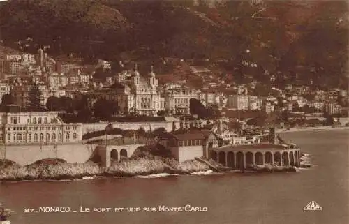 AK / Ansichtskarte  MONTE-CARLO_MONACO Vue sur le port