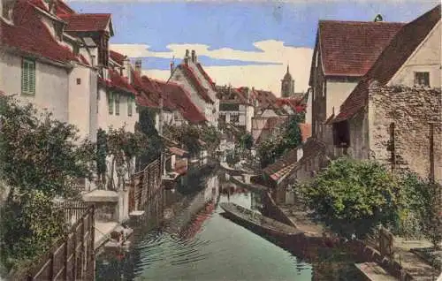 AK / Ansichtskarte  Muelhausen_Elsass Haeuserpartie am Kanal