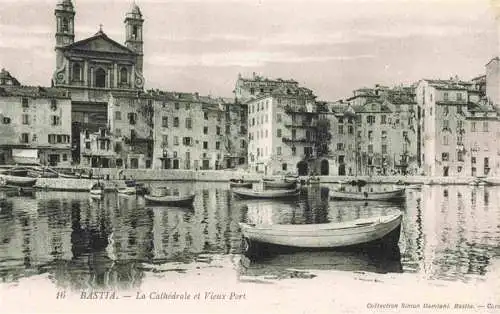 AK / Ansichtskarte  Bastia_2B_Haute-Corse La Cathédrale et le vieux port
