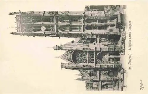 AK / Ansichtskarte  Dieppe_76_Seine-Maritime Eglise Saint Jacques