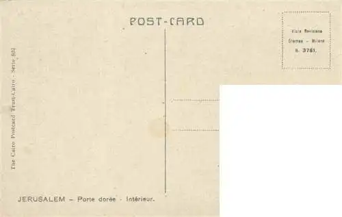 AK / Ansichtskarte  Jerusalem__Yerushalayim_Israel The Golden Gate