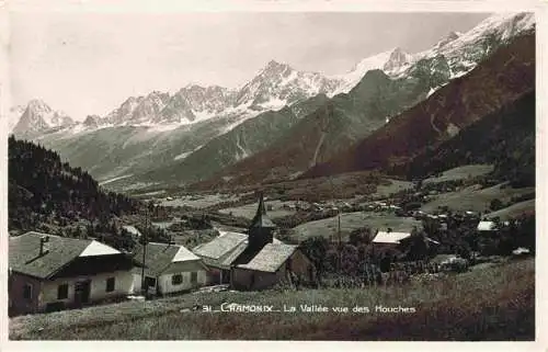 AK / Ansichtskarte  CHAMONIX_74_Haute-Savoie La Vallée vue des Houches Alpes