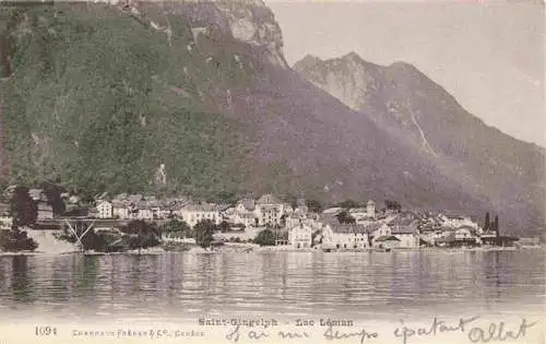 AK / Ansichtskarte  Saint-Gingolph_Haute_Savoie Vue depuis le Lac Léman