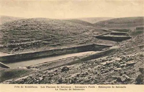 AK / Ansichtskarte 73963146 Bethlehem__Yerushalayim_Israel Les Piscines de Salomon