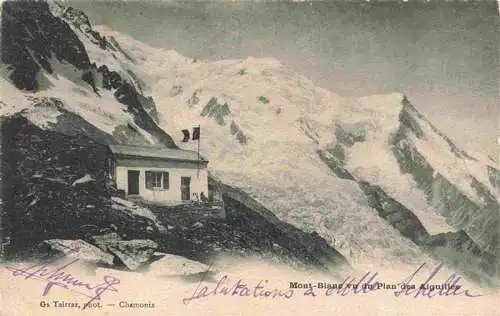AK / Ansichtskarte  Mont-Blanc__4807m_74_Haute-Savoie vu du Plan des Aiguilles Cabane