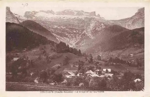 AK / Ansichtskarte  Les_Clefs_74_Haute-Savoie Panorama Le Cropt et la Tournelle