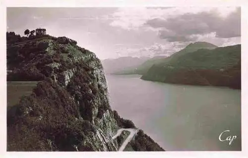 AK / Ansichtskarte  Aix-les-Bains_73_Savoie Vue panoramique Lac du Bourget La Chambotte et la Dent du Chat Alpes