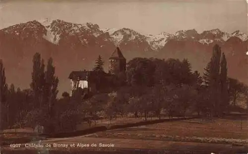AK / Ansichtskarte  Blonay-sur-Vevey_Blonay-Saint-Legier_VD Château et Alpes de Savoie
