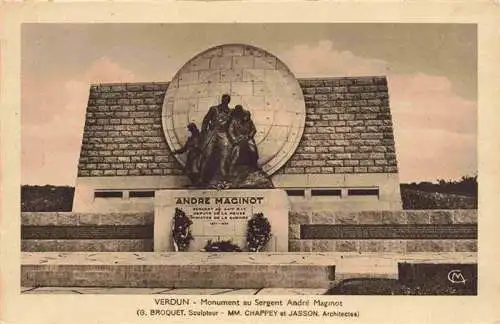 AK / Ansichtskarte  VERDUN__55_Meuse Monument au Sergent André Maginot