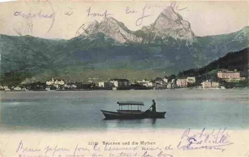 AK / Ansichtskarte  Brunnen__SZ und die Mythen