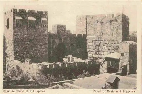 AK / Ansichtskarte 73963310 Jerusalem__Yerushalayim_Israel Cour de David et d'Hippicus