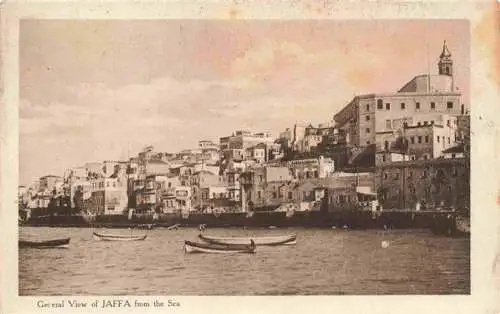 AK / Ansichtskarte  Jaffa_Tel-Aviv_Israel General View from the Sea