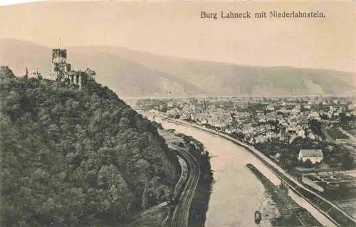 AK / Ansichtskarte 73963347 Niederlahnstein_Lahnstein Burg Lahneck