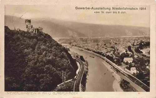 AK / Ansichtskarte  Niederlahnstein_Lahnstein Burg Lahneck am Rhein